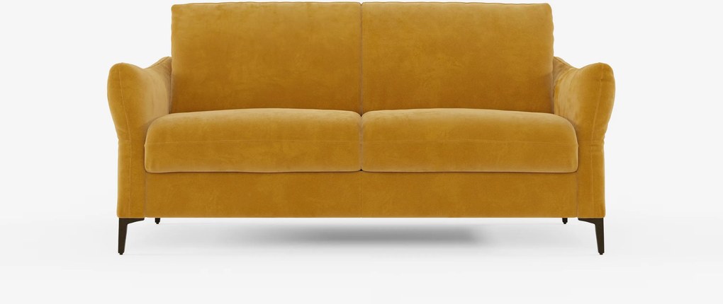Dalia divano letto 2, 3 e 4 posti con materasso H18 in moderno tessuto vellutino smacchiabile T30