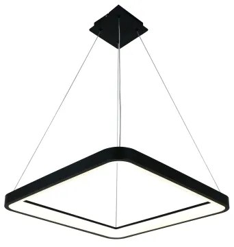 Brilagi - Lampada LED dimmerabile a sospensione su cavo FALCON SLIM LED/50W/230V 50x50 cm nero + telecomando