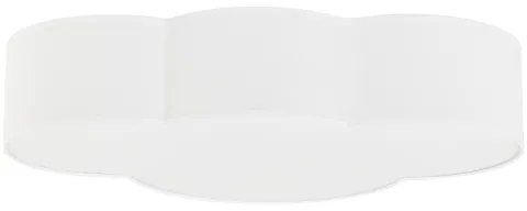 Brilagi - Lampada da soffitto per bambini NIMBUS 4xE27/15W/230V 46x63 cm bianca