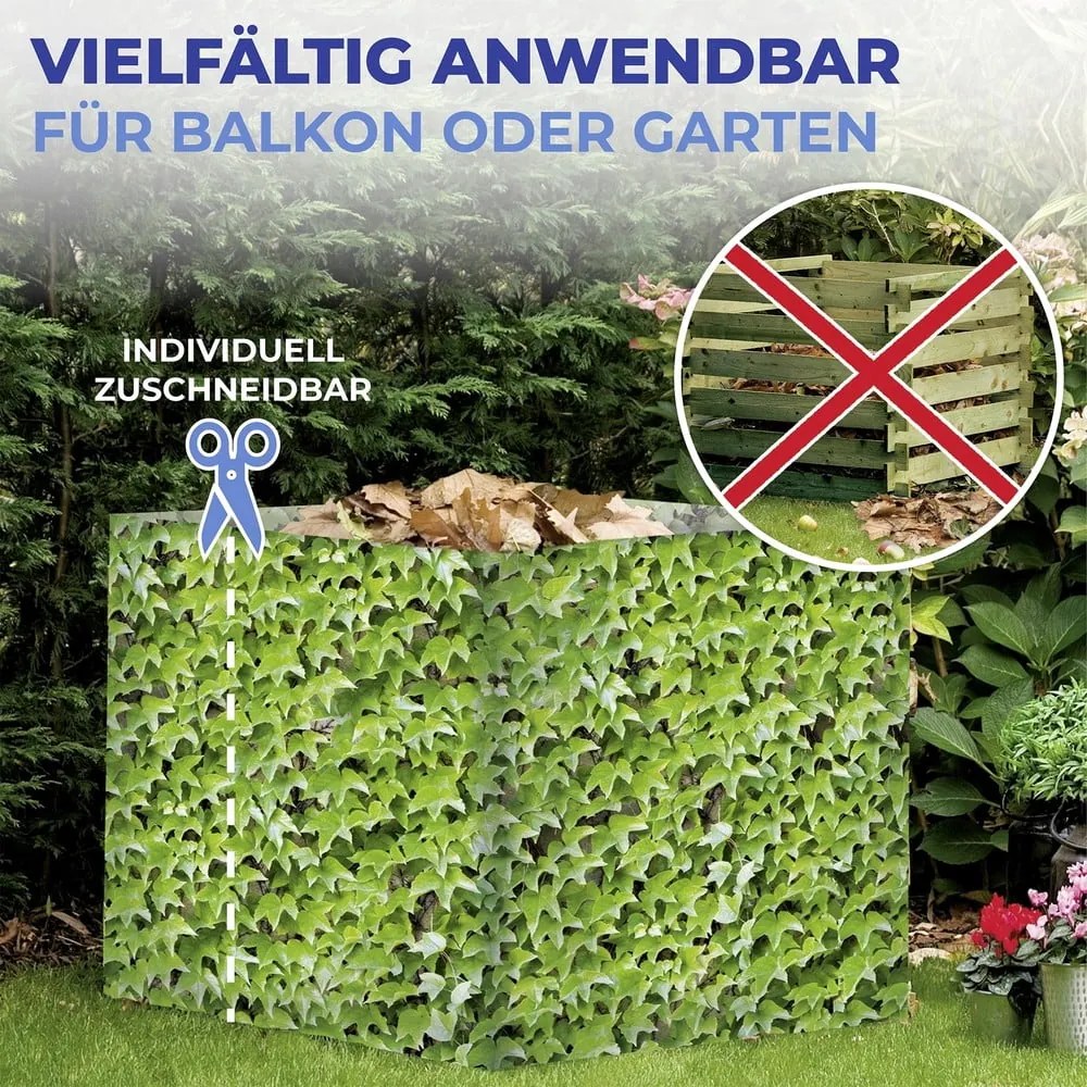 Parasole verde in plastica 500x85 cm Wilder Wein – Maximex