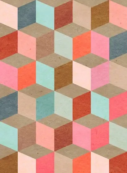 Mindthegap Carta da parati Coloured Geometry - WP20004