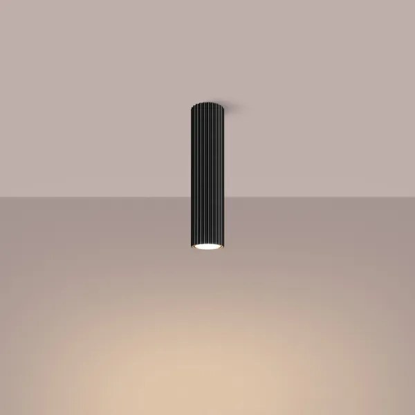 Sollux SL.1570 - Faretto KARBON 1xGU10/10W/230V 30 cm nero