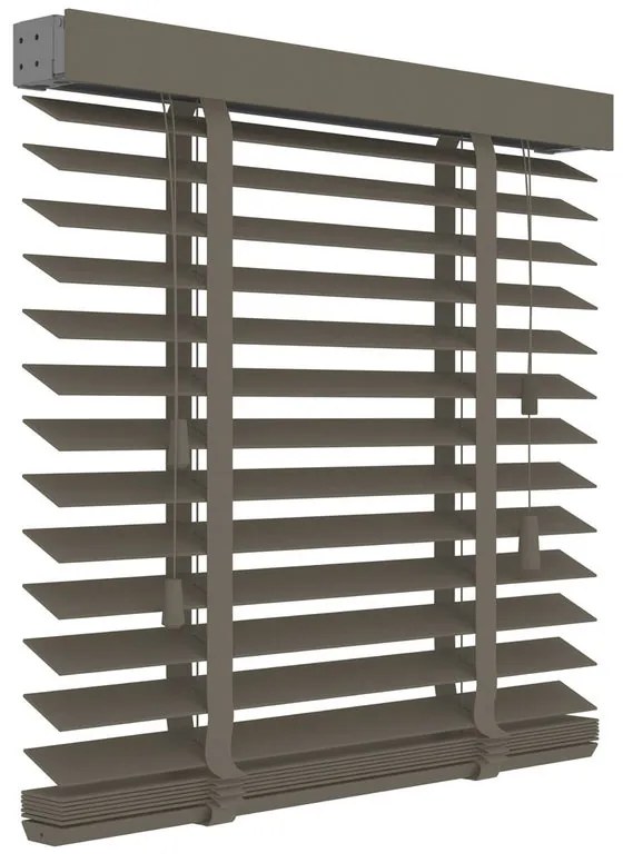 Veneziana Stoccolma in legno, talpa 100 x 130 cm, Larghezza lamelle: 50 mm