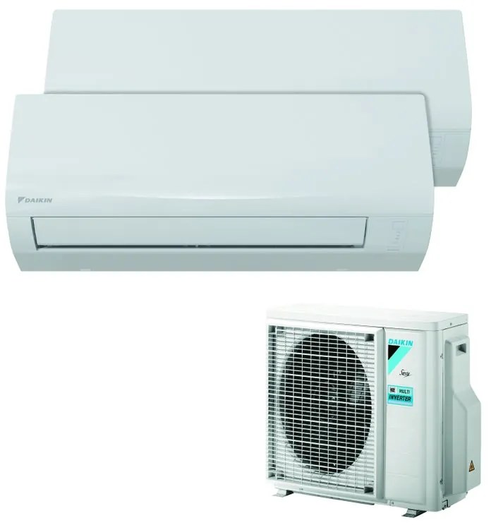 Condizionatore a muro multisplit DAIKIN PRO ERA 9 + 9 14000 BTU 4 KW classe raffreddamento A++ classe riscaldamento A+