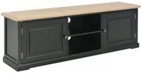 Mobile Porta TV Nero 120x30x40 cm in Legno cod mxl 17583