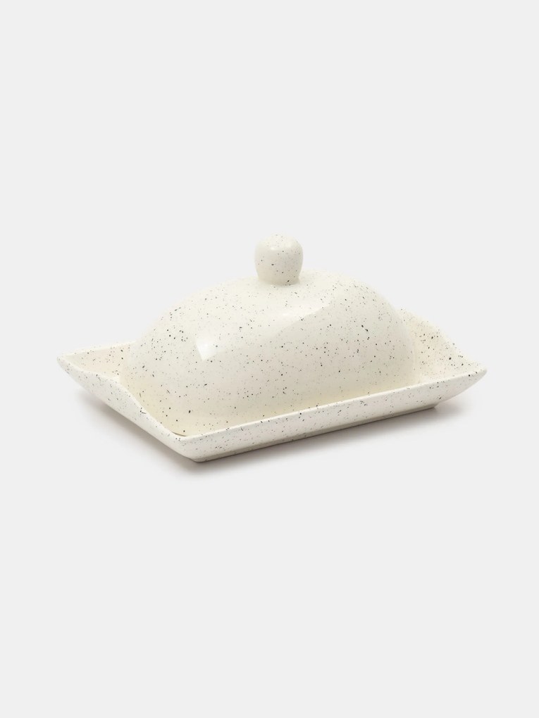 Sinsay - Piatto per burro in ceramica - bianco