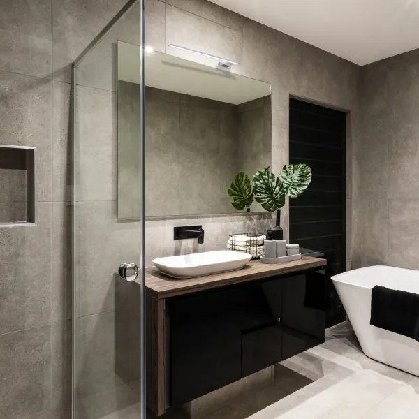 Applique da bagno LED SHINE/11W/230V 45 cm IP44 cromo lucido