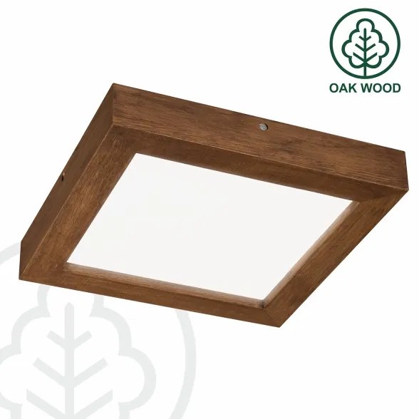Brilagi-Luce LED dimmerabile WOODY FRAME LED/24W/230V quercia 30x30 cm IP44 + +TC
