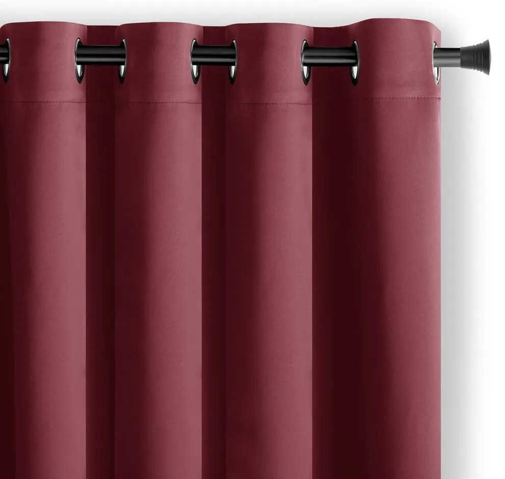 Tenda parzialmente oscurante burgundy 140x175 cm Kierra – Restilo