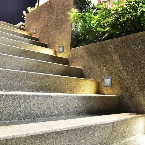 RED - Design Rendl -R12014- Lampada LED da esterno da incasso TESS LED/3W/230V IP54