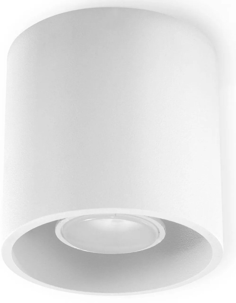 Plafoniera da Soffitto in Alluminio ORBIS 1 GU10 Bianca da Interno