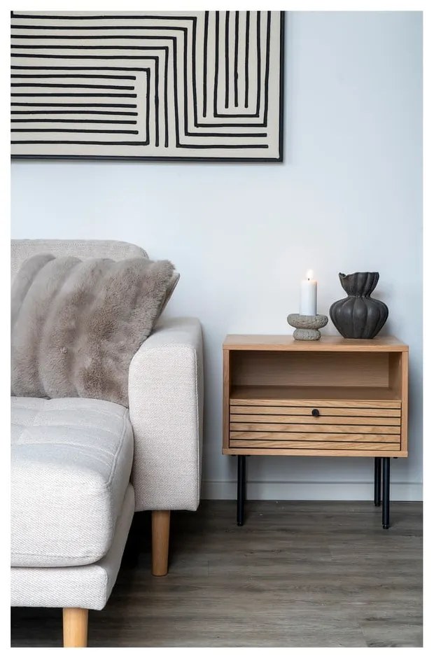 Cuscino decorativo in pelliccia finta 45x45 cm Galena – House Nordic