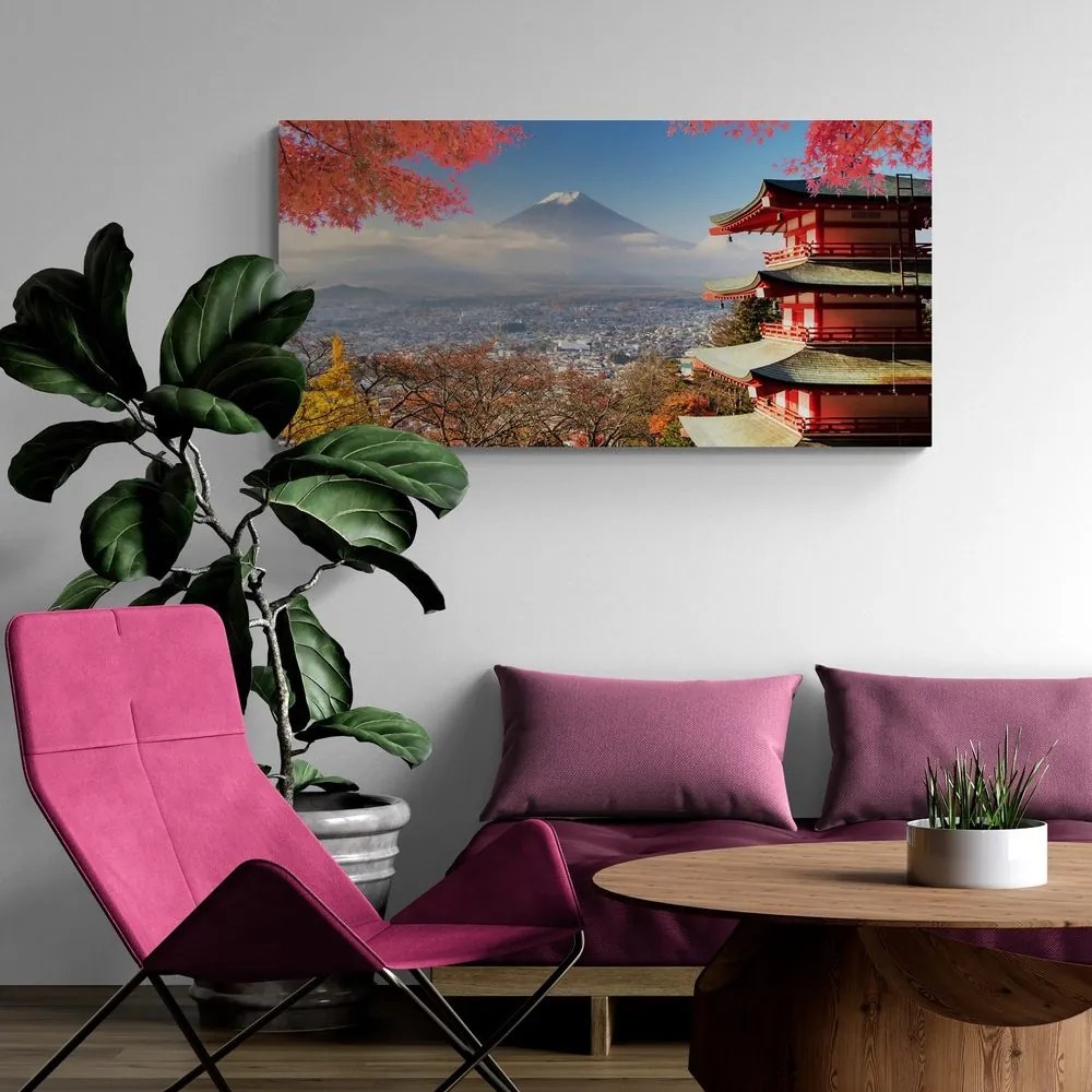 Quadro su tela – Autunno in Giappone