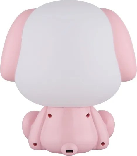 Globo 21761P - Lampada notturna LED ricaricabile PUPPY 1W/5V 500 mAh rosa