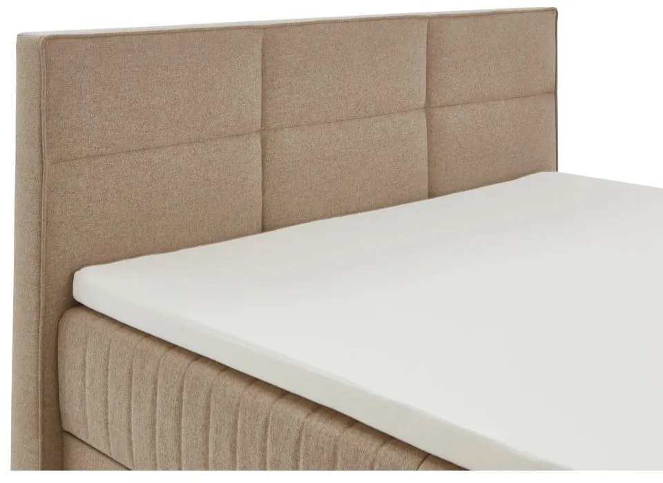 Letto boxspring beige con contenitore 180x200 cm Tambo - Meise Möbel