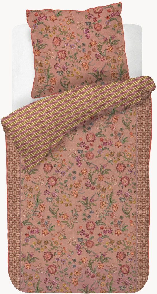 Set di biancheria da letto in percalle di cotone Coco Flower