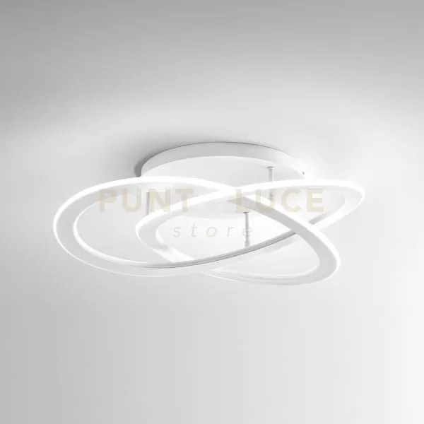 Yara p/p plafoniera led 3000k 1300lm 30w  dimmerabile 50cm silicone...