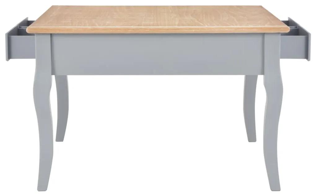 Tavolino da caffè grigio 80x80x50 cm in legno