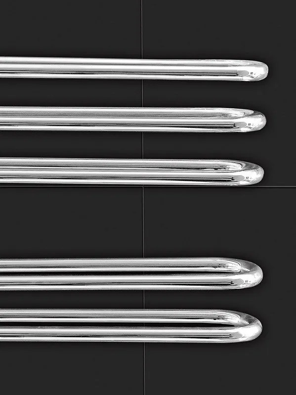 Kamalu - Scalda salviette termoarredo 700x400mm finitura cromata | KAM-379