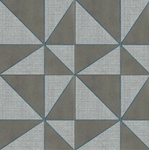 Mutina Azulej Gira Piastrella Smaltata Cm 20x20 Gres Porcellanato Grigio