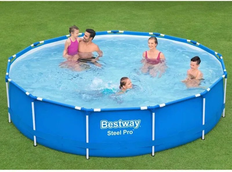 Steel Pro Telaio Piscina 396x84 cm - Bestway