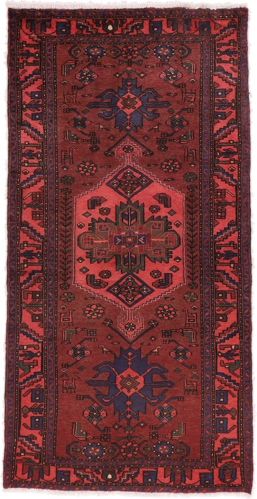 Hamedan Tappeto persiano 110x210 (Iran) Annodato A Mano