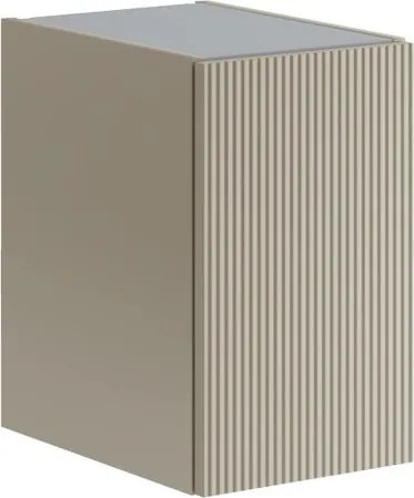 Estensione per mobile da bagno Opera 1 anta, cannettato laccato opaco sabbia L30 x H50 x P45.5 cm