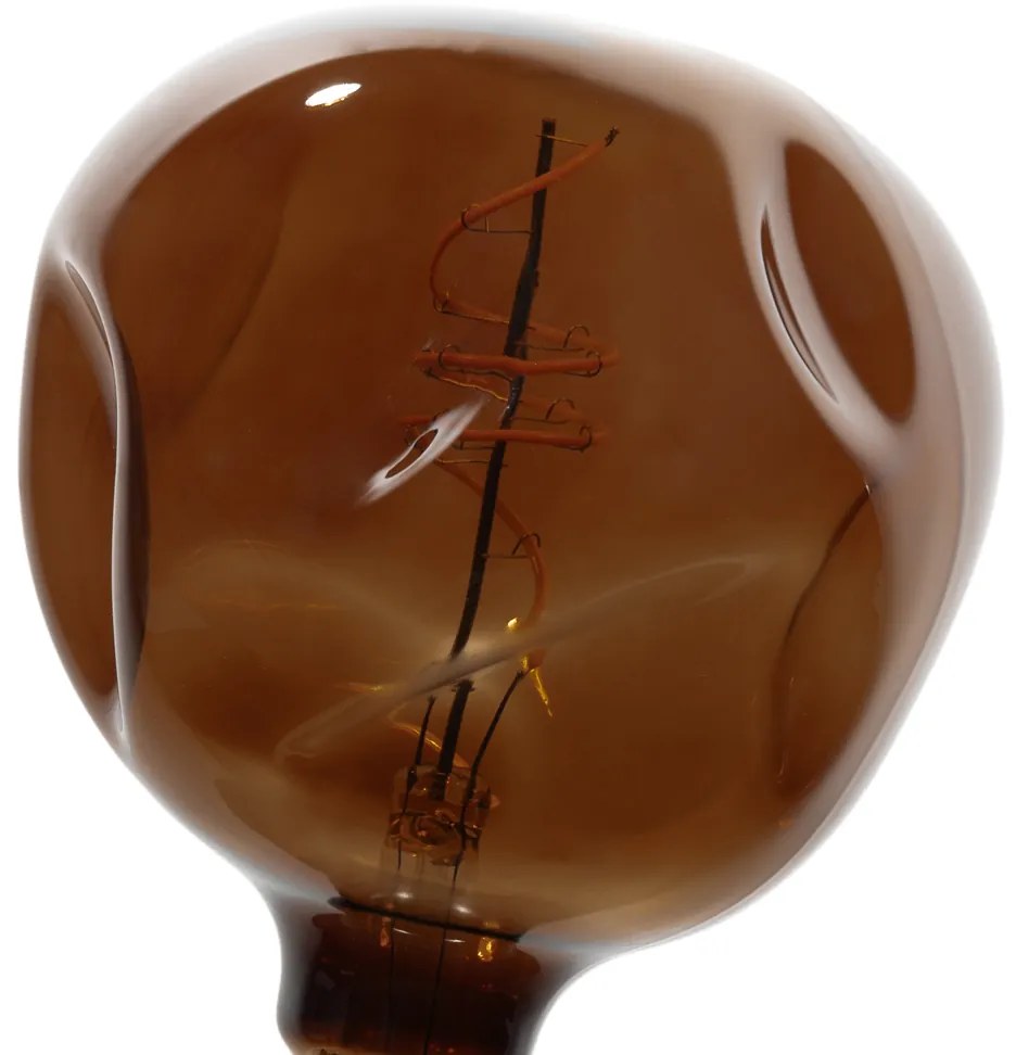 Lampadine LED E27 dimmerabili T125 marrone 4W 120 lm 1800K