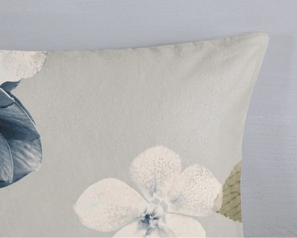 Set lenzuola letto matrimoniale in flanella blu-grigia 200x220 cm Gabin - Good Morning