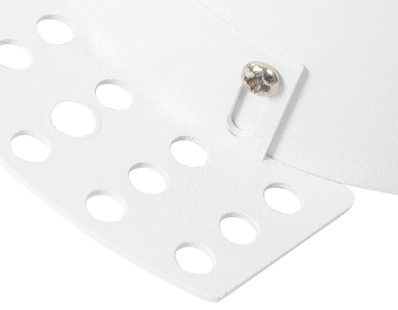 Set di 6 faretti da incasso moderni bianchi senza bordi - Impact 70