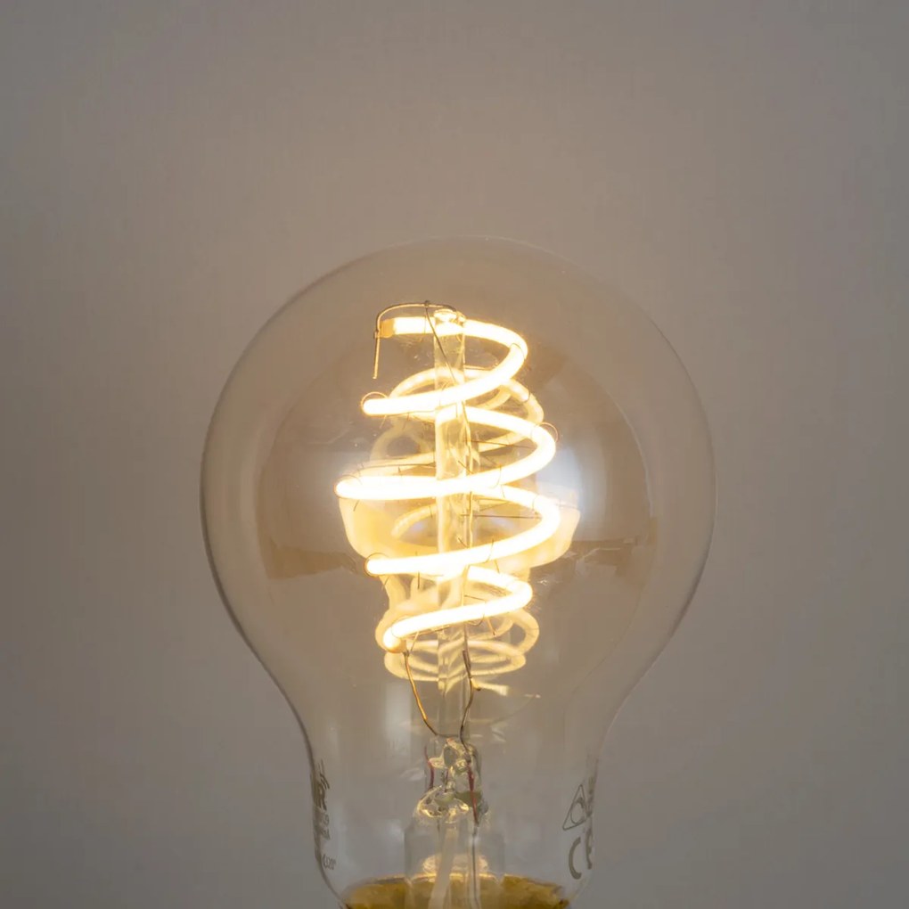 Set di 5 Lampadine LED Smart E27 dimmerabili A60 Ambra 4.9W 320lm 2500K