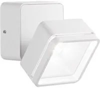 Lampada da parete bianco L 90 x H 90 x P 85 mm