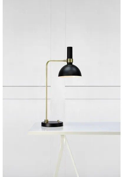 Markslöjd 106973 - Lampada da tavolo dimmerabile LARRY 1xE27/60W/230V nero/oro