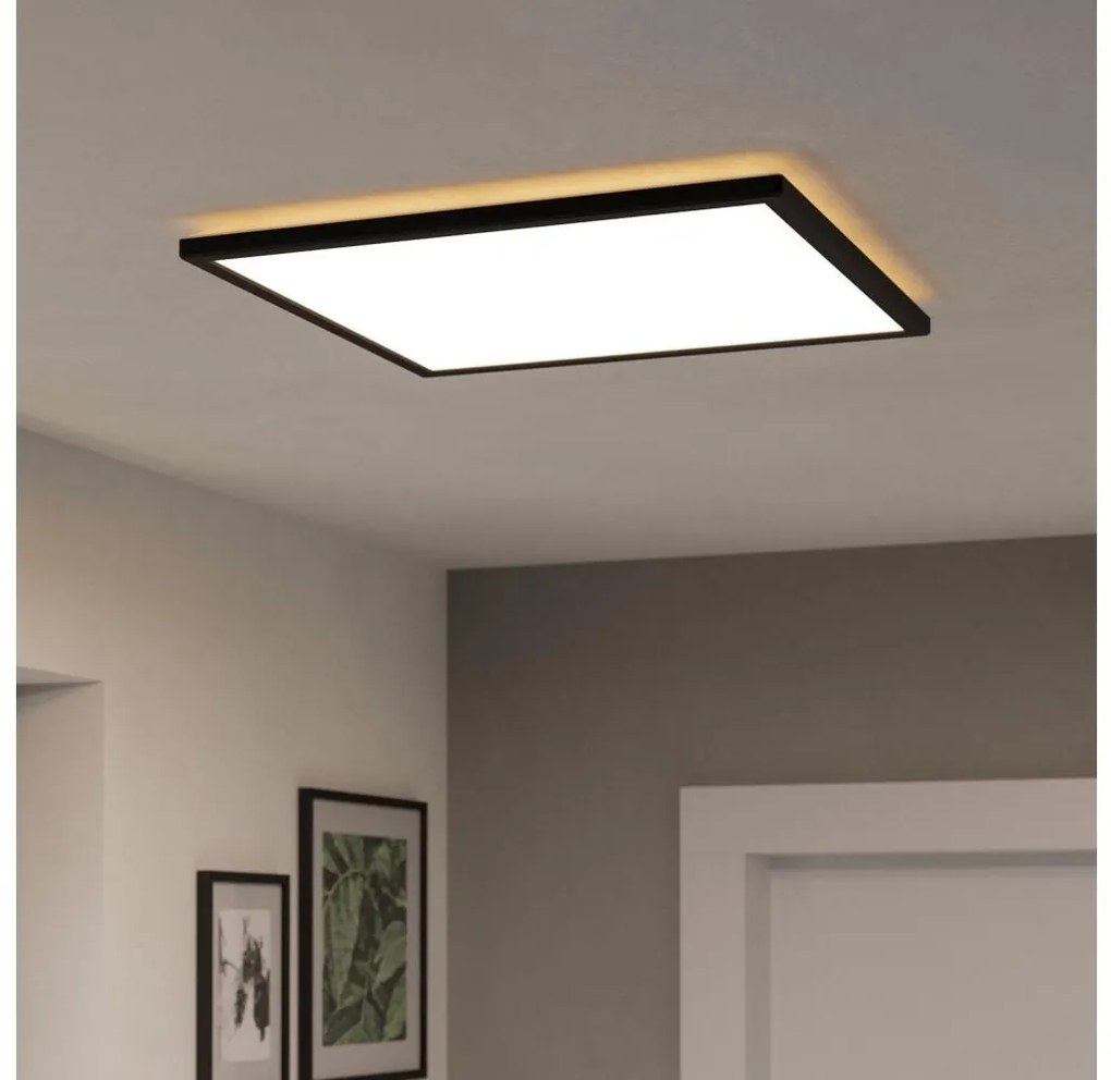 Eglo 901457 - Lampada LED dimmerabile da esterno ROVITO-R 17W/230V 50x50 cm IP44 nero + +TC