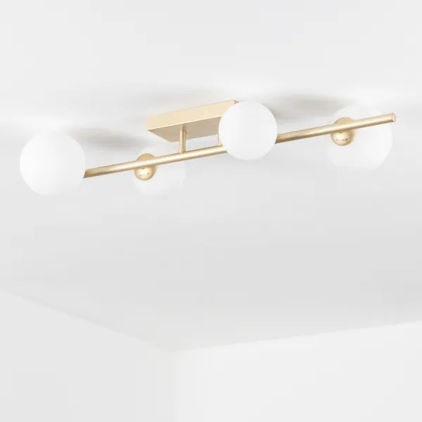 Brilagi - Lampadario a plafone LED MILLA 4xG9/3W/230V oro/bianco