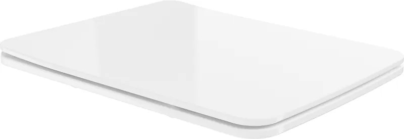 Mexen Vera copriwater a chiusura rallentata slim, duroplast, bianco lucido - 39164000