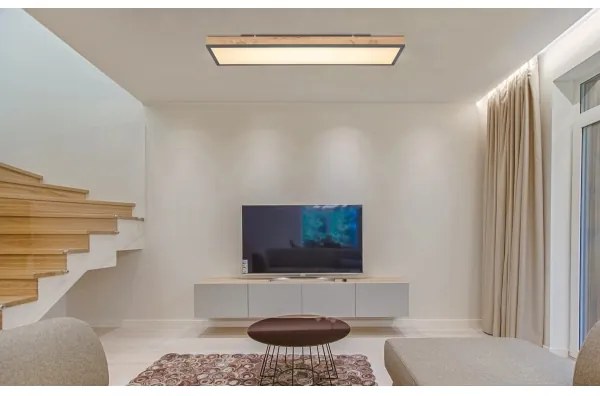Globo 416080WD5-CCT - Plafoniera da soffitto a LED dimmerabile DORO/36W/230V 2700-6500K + telecomando marrone