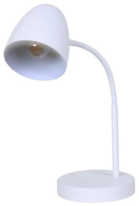 Globo 50870107 - Lampada da tavolo JASON 1xE14/25W/230V bianco