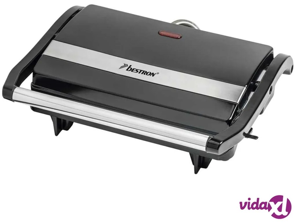 Bestron Piastra per Panini 700 W Nero APM123Z