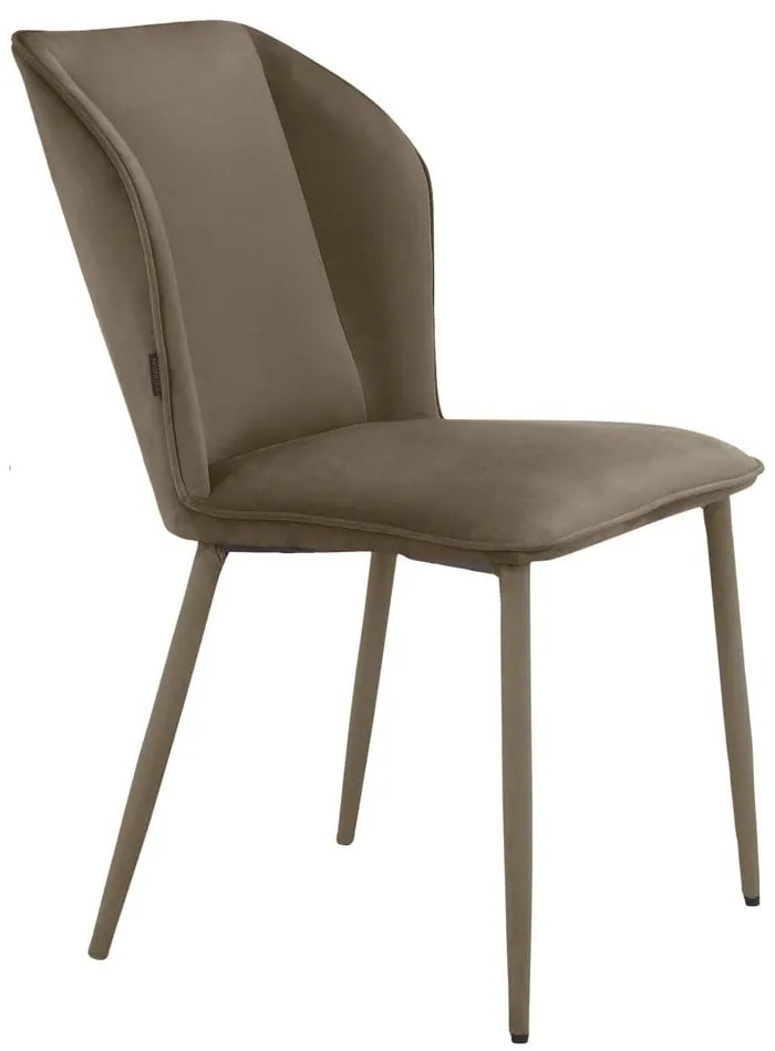 Set di sedie da pranzo in velluto marrone 2 pz Wilma - Støraa