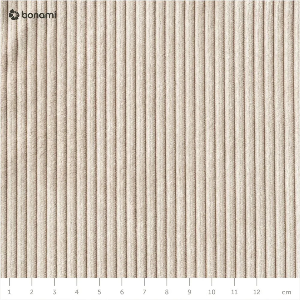 Divano in velluto a coste bianco 200 cm Lean - Karup Design