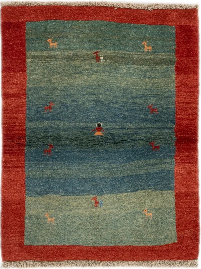 Gabbeh Tappeto persiano 140 x 110 (Iran) Annodato A Mano