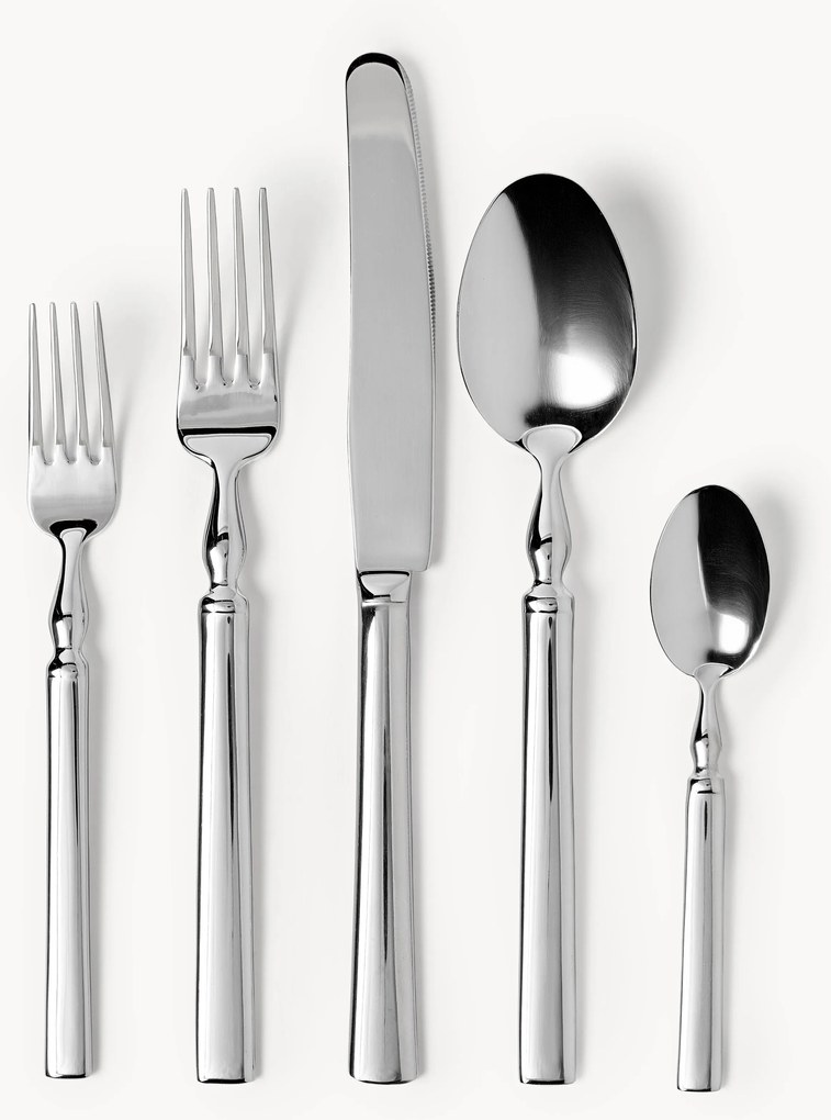 Set di posate lucide Cely, varie misure