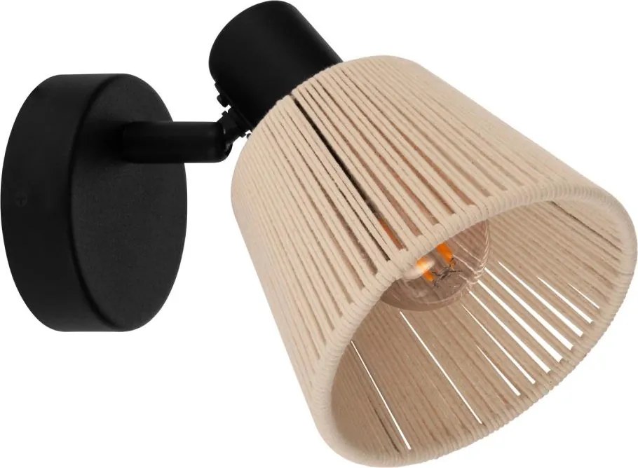 Eglo 44138 - Faretto da parete SEAGARD 1xE14/40W/230V beige/nero