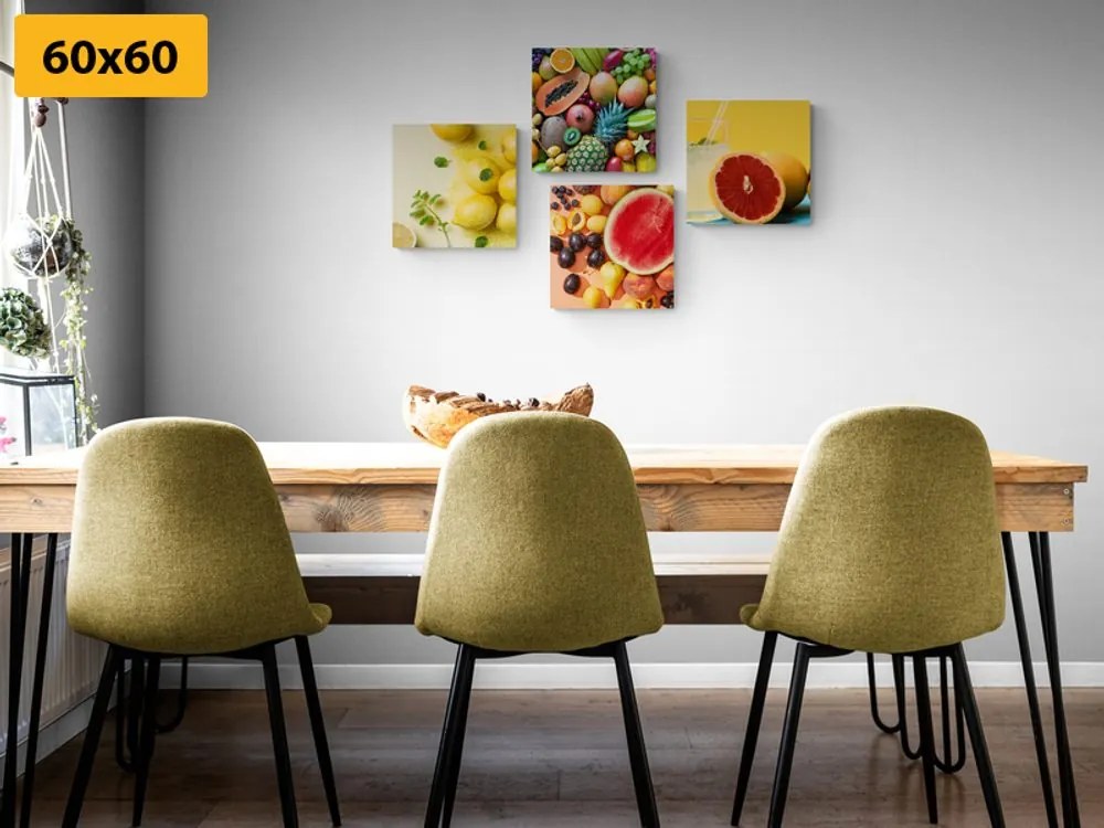 Set di quadri – Frutta vivace