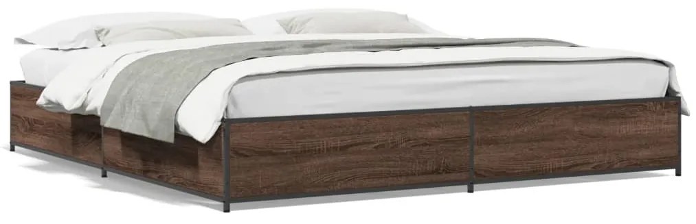 Giroletto Rovere Marrone 160x200cm İn Legno Multistrato Metallo /