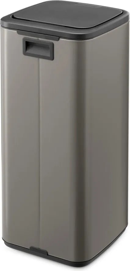 Cestino per la spazzatura grigio in acciaio touch 30 l Bo Touch – Brabantia