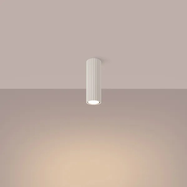 Sollux SL.1588 - Faretto KARBON 1xGU10/10W/230V 20 cm color crema