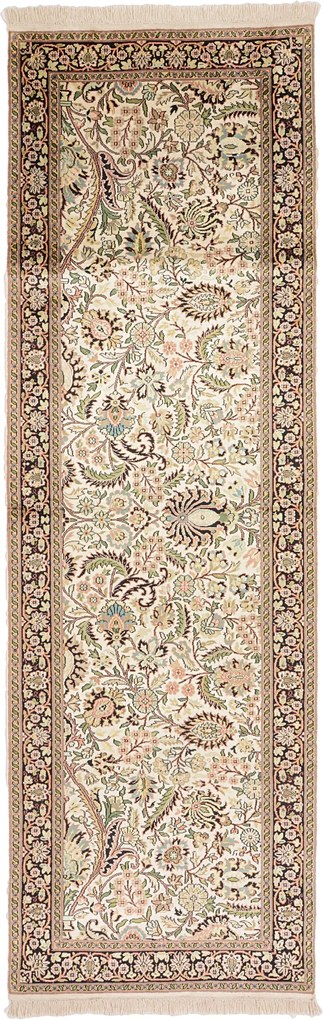Cashmere Silk Tappeto 300x100 (Indian) Annodato A Mano