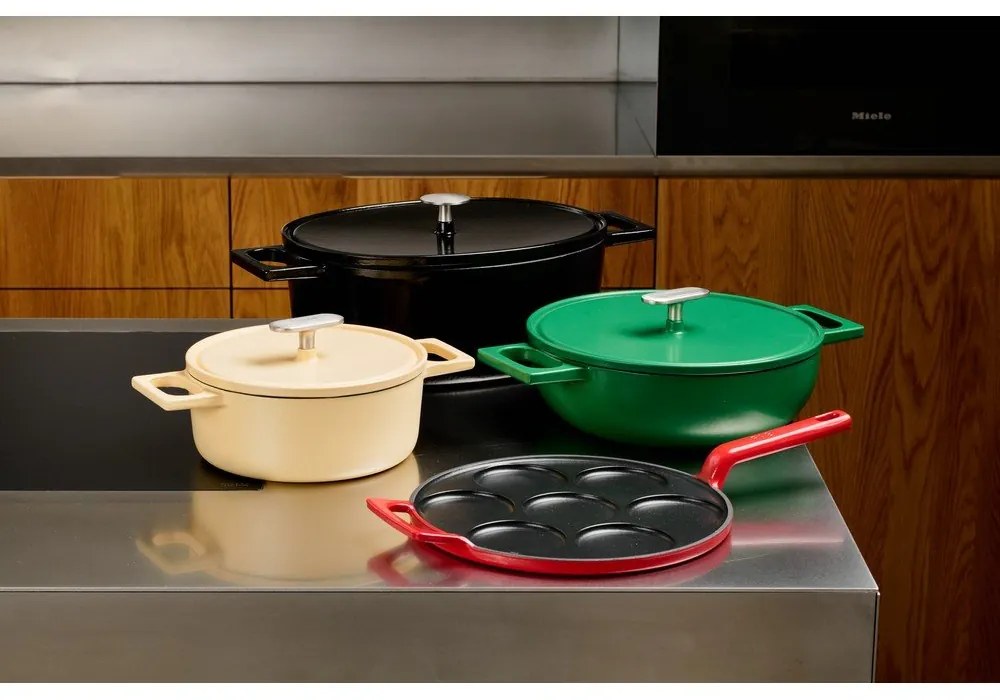 Padella in ghisa con coperchio ø 26 cm tegame Mattia 3.0 – FABINI